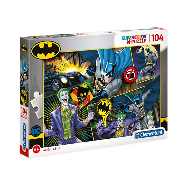 Batman Supercolor puzzle 104db-os - Clementoni