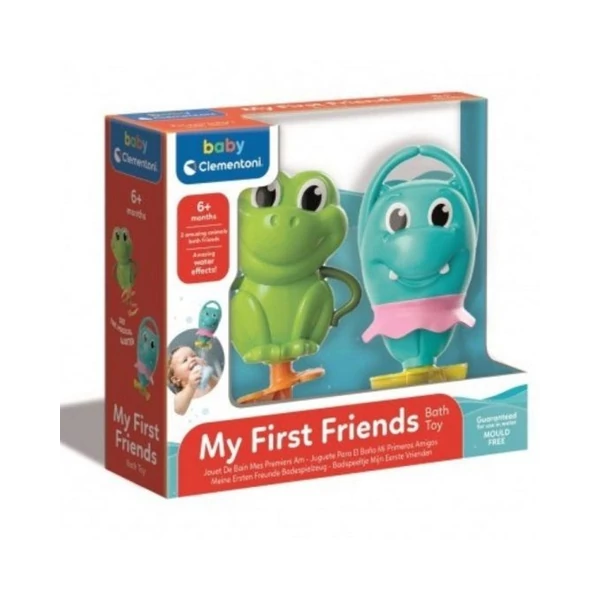 Baby mókás béka barátok fürdőjáték - Clementoni