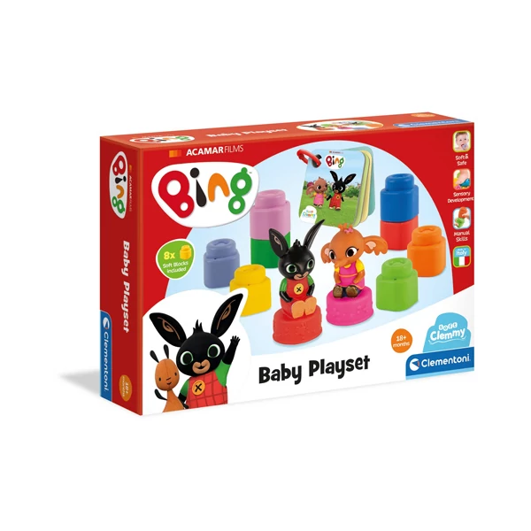 Clemmy Bing puhakocka szett - Clementoni