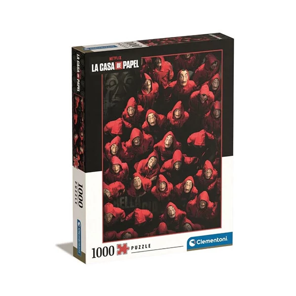 A nagy pénzrablás: Tolvajok vagy túszok? puzzle 1000db-os - Clementoni