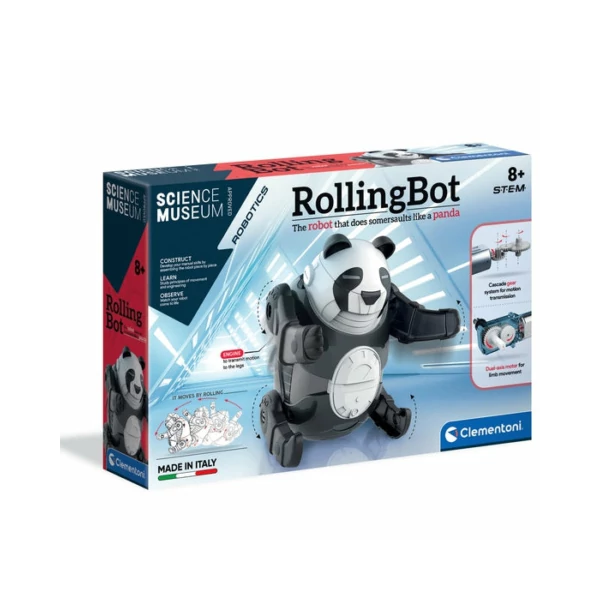 Science & Play: Rolling panda bot játékszett - Clementoni