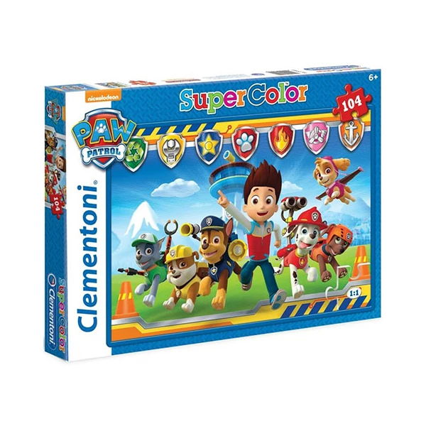 Mancs őrjárat: A csapat Supercolor puzzle 104db-os - Clementoni