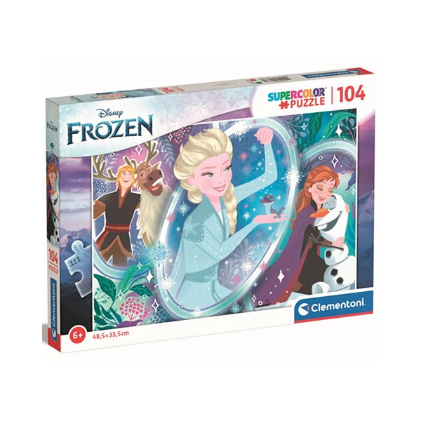 Jégvarázs II: Elza varázslata Supercolor puzzle 104db-os - Clementoni