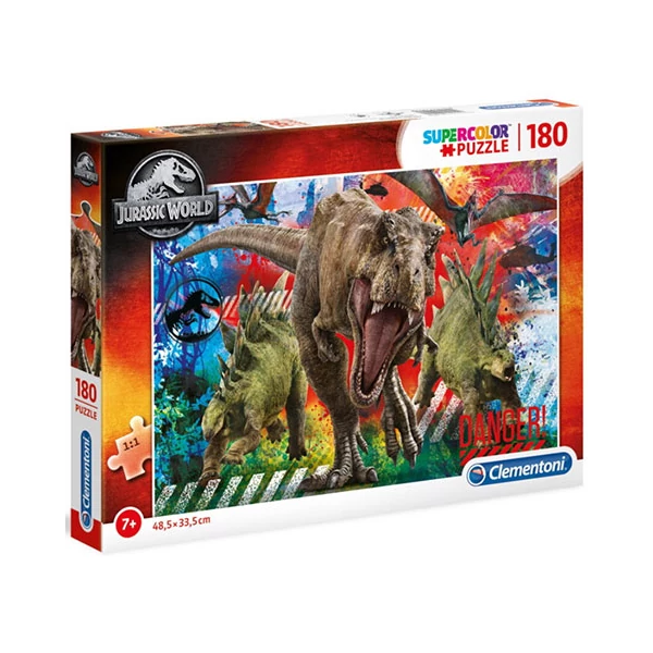 Jurassic World Supercolor 180db-os puzzle - Clementoni
