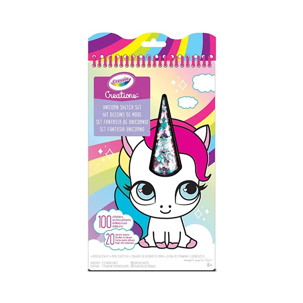 Crayola Creations: Unikornis matricás rajzkészlet