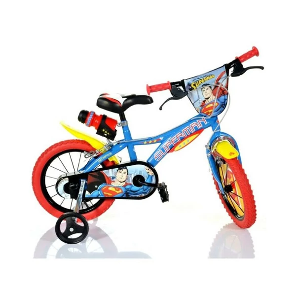 Superman fekete kerékpár 14-es méretben