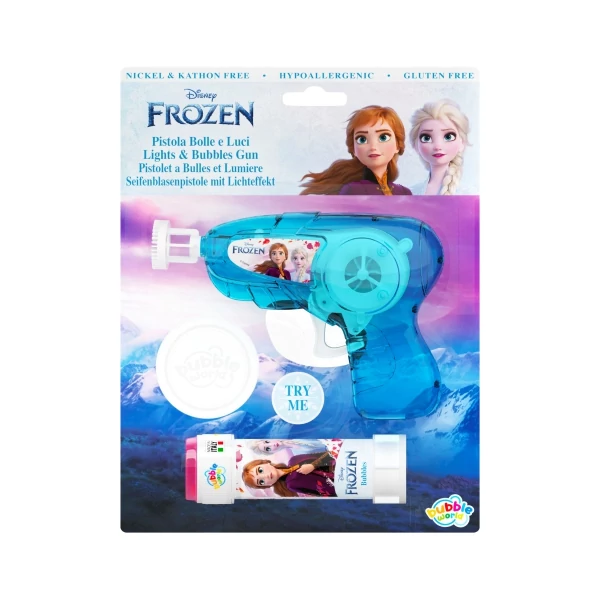 Jégvarázs közepes buborékfújó pisztoly fénnyel 60ml-es