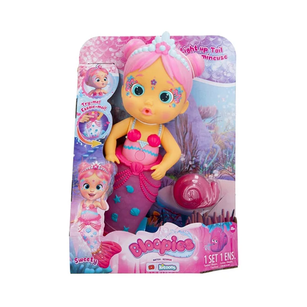 Bloopies: Mókás Sellőbébi világító uszonnyal