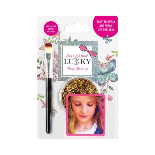 Lukky: Csillámos arany testzselé