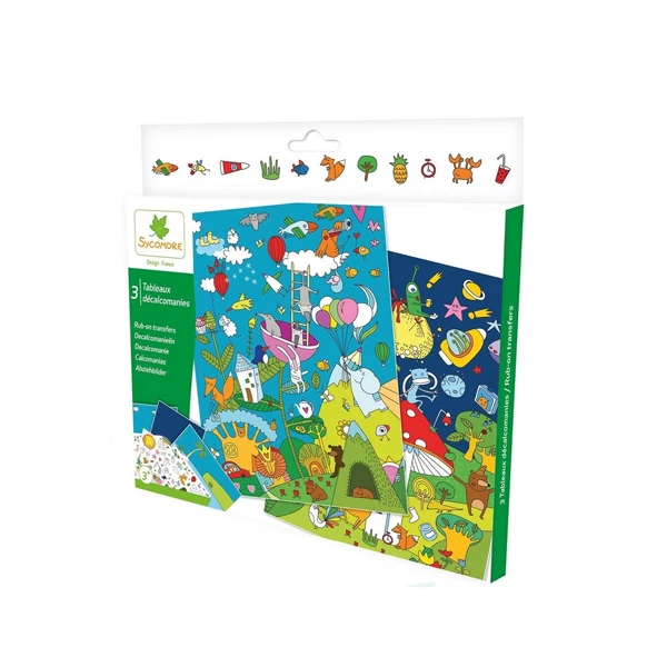 Sycomore: Képzeletbeli világ matricás szett