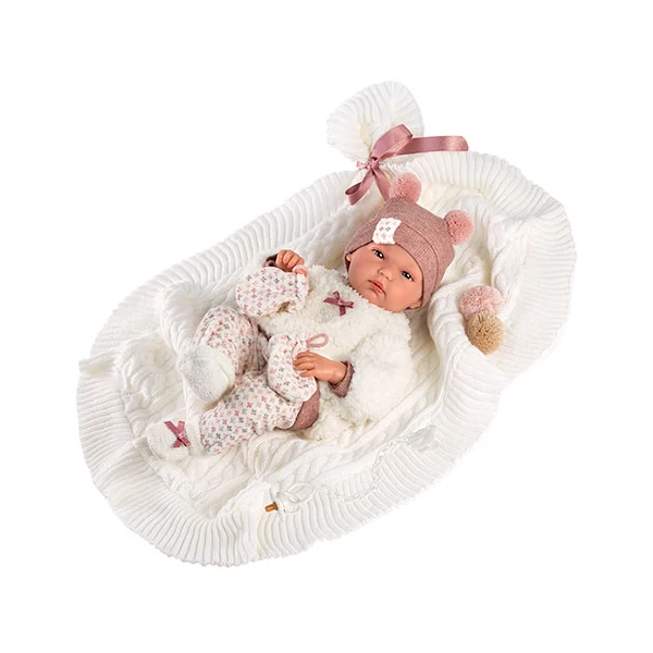 Llorens: Bimba újszülött 35cm-es baba pléddel (63576L)
