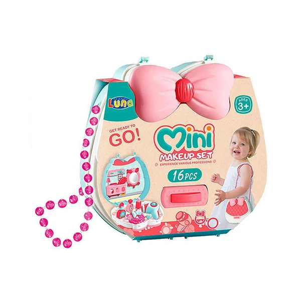 Mini smink játékszett kistáskában 16db-os