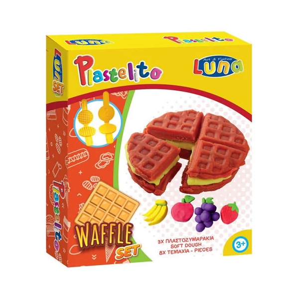 Plastelito Gofri gyurma szett formákkal