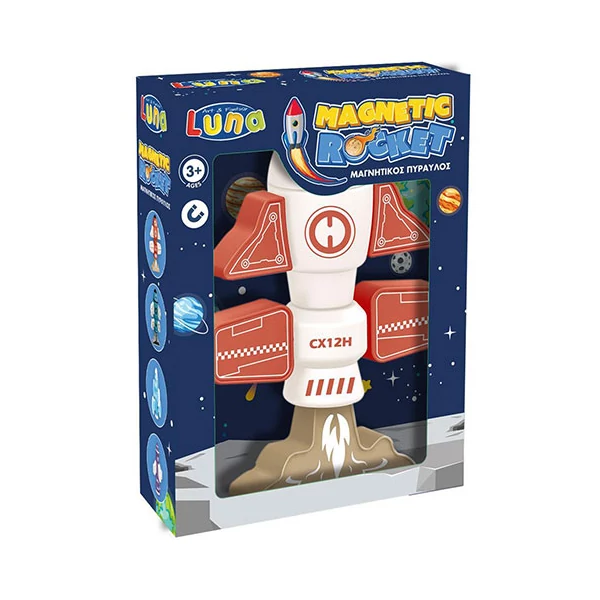 Mágneses rakéta fehér színben