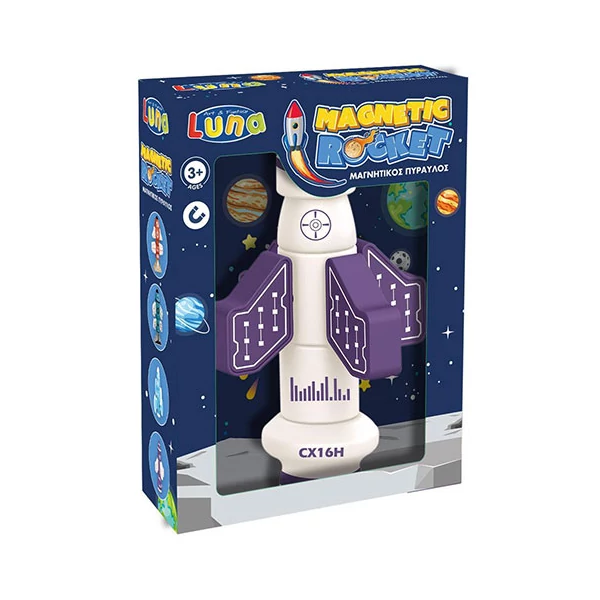 Mágneses rakéta lila színben
