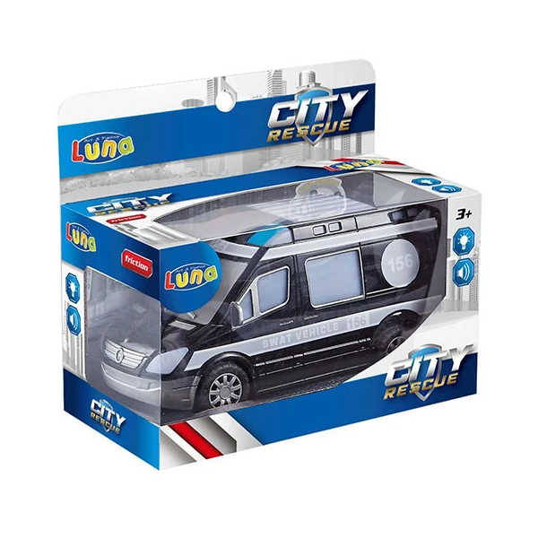 City Rescue SWAT kisbusz fénnyel és hanggal