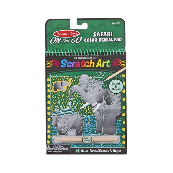 Szafari képkarc füzet - Melissa & Doug