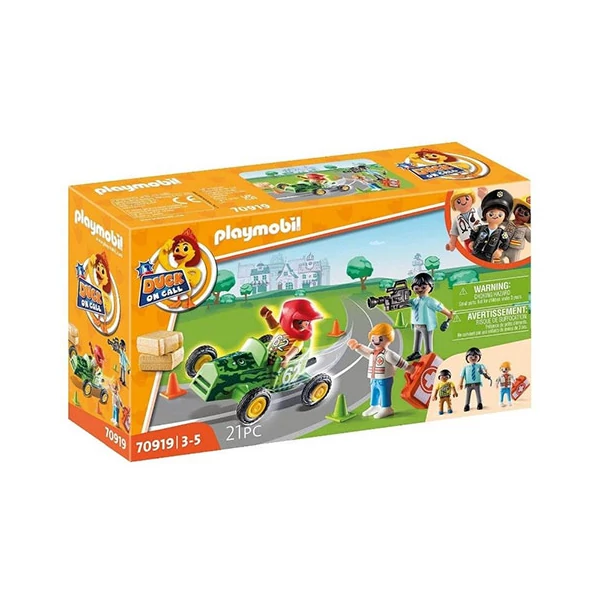Playmobil: Duck on Call Mentők bevetésen versenybaleset (70919)