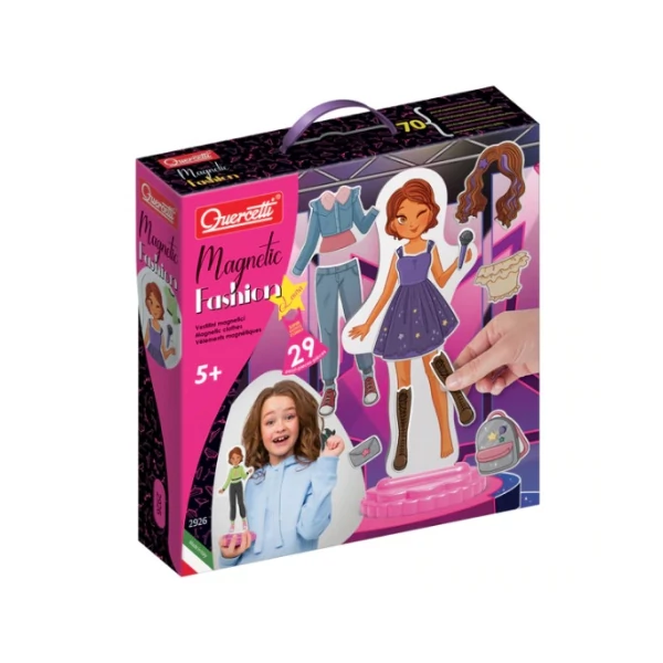 Quercetti: Mágneses babaöltöztető játék - Laura