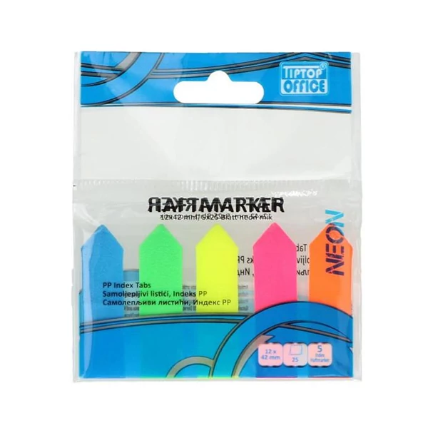 Spirit: Neon színű jelölőcímke 5x25lap