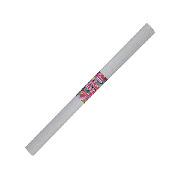 Spirit: Ezüst színű krepp papír 200x50cm-es