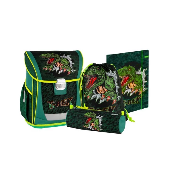 Spirit: T-Rex 4db-os Cool ergonomikus iskolatáska szett