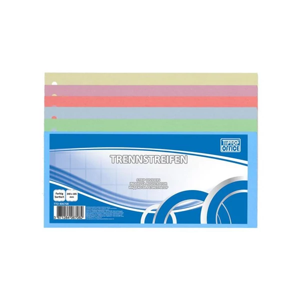 Spirit: Iratrendező elválasztólap vegyes színben 50db-os