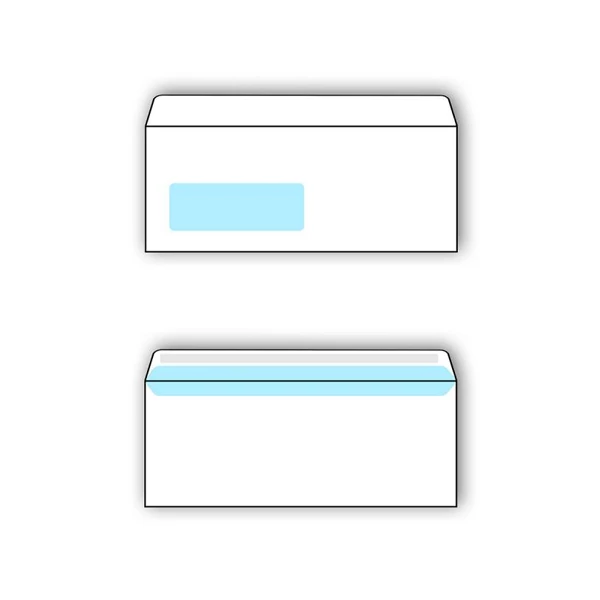 Spirit: Fehér bal ablakos boríték LA/4 11x23cm 1db