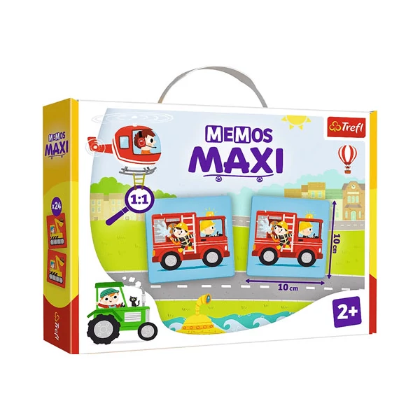 Járművek Maxi memória játék 24db-os - Trefl