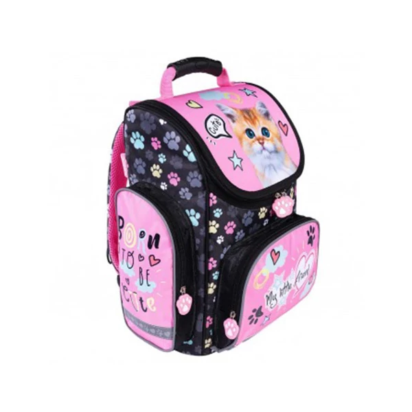 My little friend Cute cicás pink iskolatáska 35,5x27,5x16cm