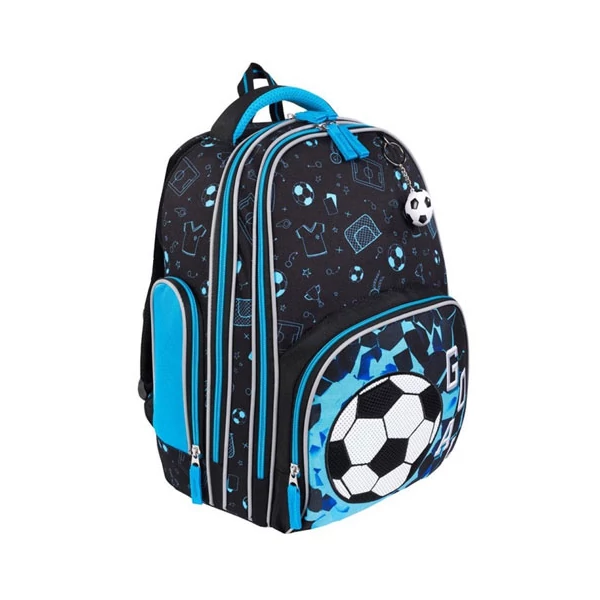 Focis prémium kétrekeszes iskolatáska, hátizsák 37x20x31cm