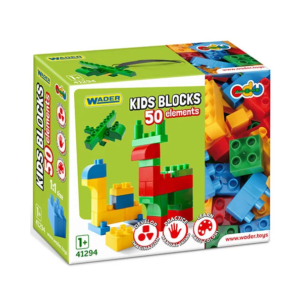Kids Bloks építőelemek 50db-os szett - Wader