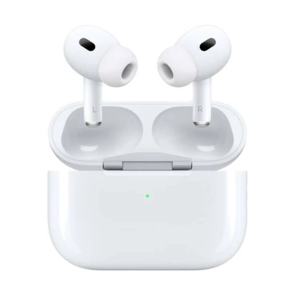 Apple AirPods Pro 2 (2nd Gen.) with MagSafe USB-C töltő tartóval (with MagSafe Charging Case) fehér (white) vezeték nélküli bluetooth fülhallgató headset - Apple Garancia