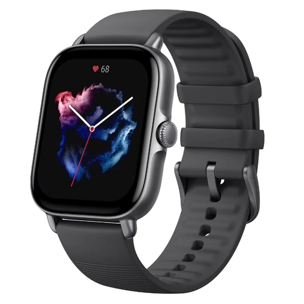 Amazfit GTS 3 grafit fekete (graphite black) okosóra