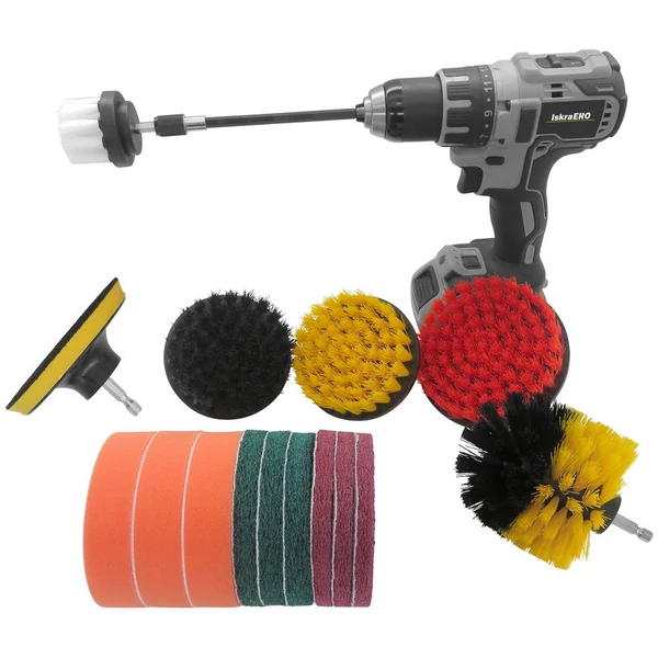 Iskra ero fúrógépbe fogható 16 részes kefekészlet (3830076851094)