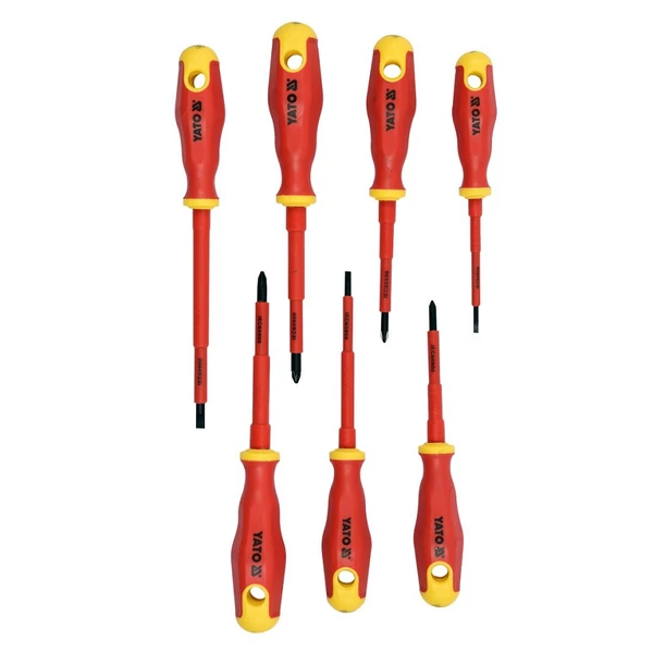 YATO Csavarhúzó klt. SZIGETELT 7 részes 1000V ~ (YT-2828)