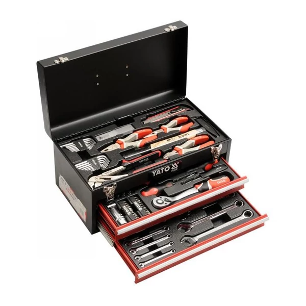 YATO Szerszámosláda szerszámokkal 80 részes ~ (YT-38951)