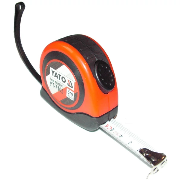 YATO Mérőszalag 5 m/19 mm, mágneses, nylon bevonatú (YT-7105)