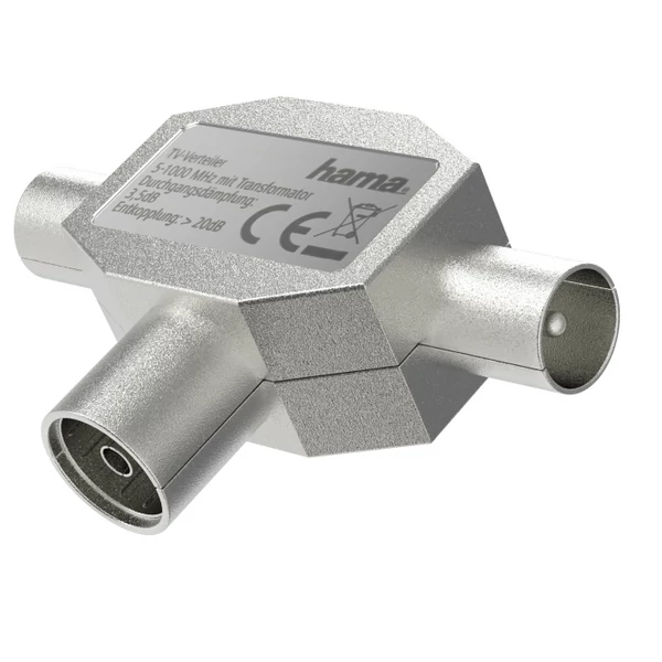 Hama FIC adapter, koax elosztó, tv (205236)