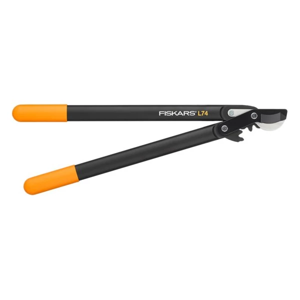 Fiskars PowerGear™ műanyag fogaskerekes ágvágó, horgos fejű (M) L74 (1000582)