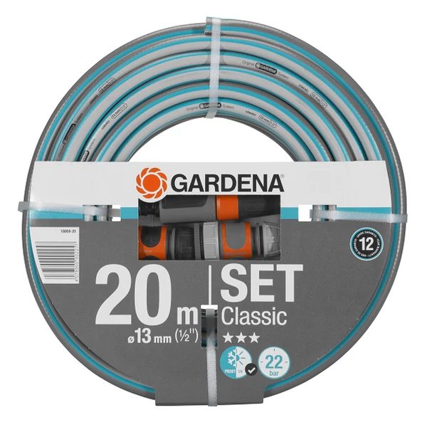 Gardena Classic tömlő 1/2' 20m rendszerelemekkel (18008-20)