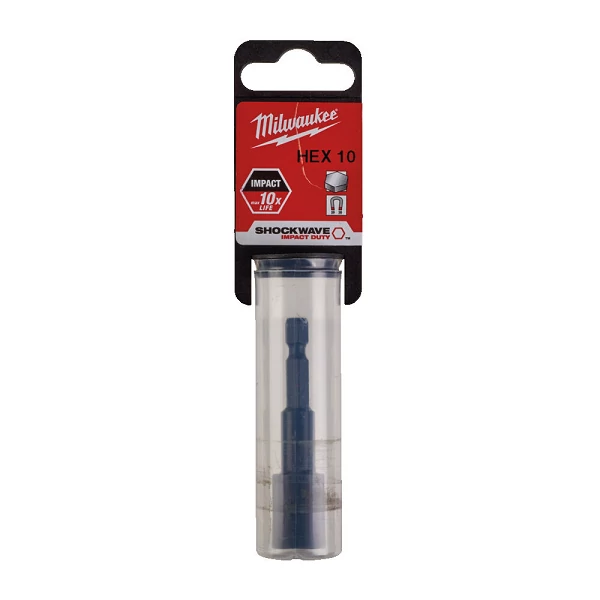 Milwaukee 1/4' Mágneses dugókulcs Hex 10 mm 1 db - 4932352543