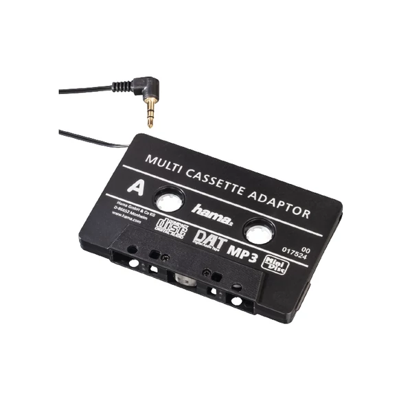 Hama cd adapter kazetta autorádióhoz fekete (17524)