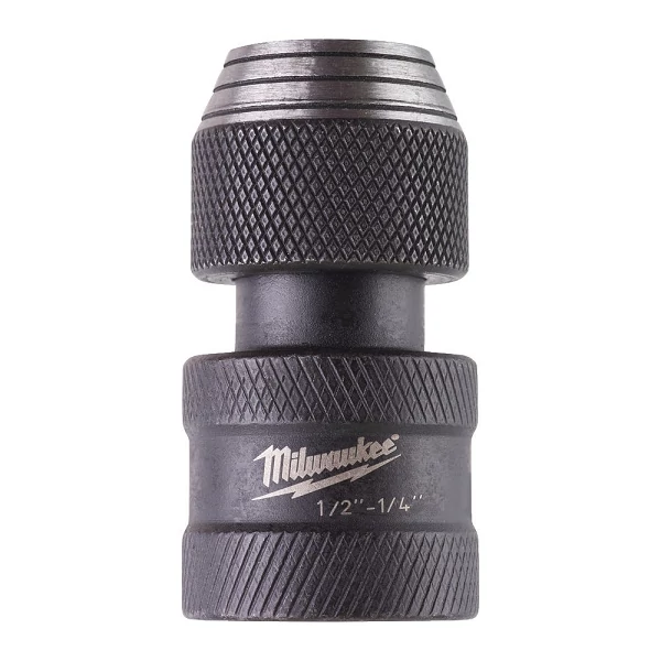 Milwaukee Shockwave Dugókulcs adapter 1/2' Négyszög - 1/4' Hex - 1db - 4932471828