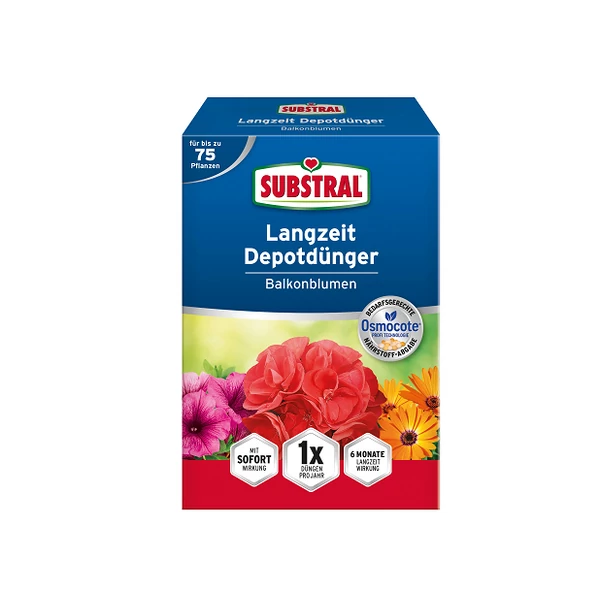 Substral Osmocote Hosszú hatástartamú virágtrágya balkonnövényekhez 750 g - 732230