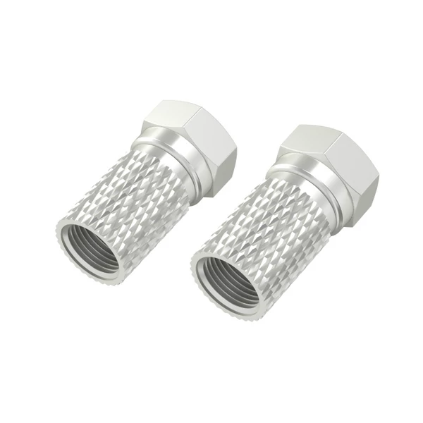 Hama FIC szerelhető sat f dugó, menetes, 6,5mm 2db (205205)