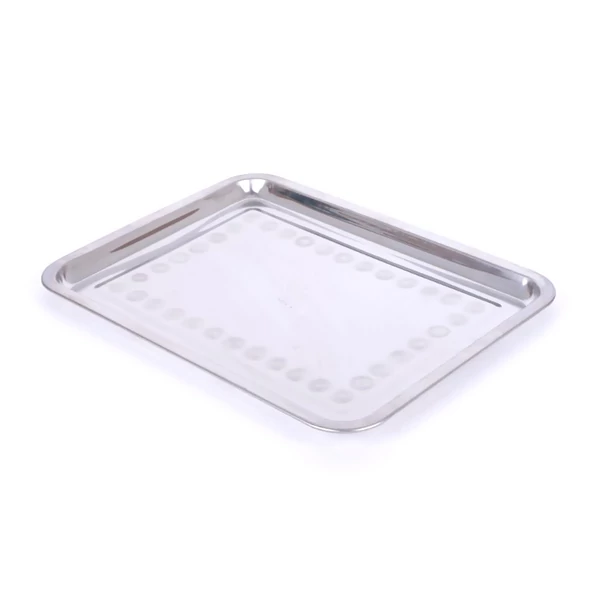 Rozsdamentes fém tálca 39x29cm 260197