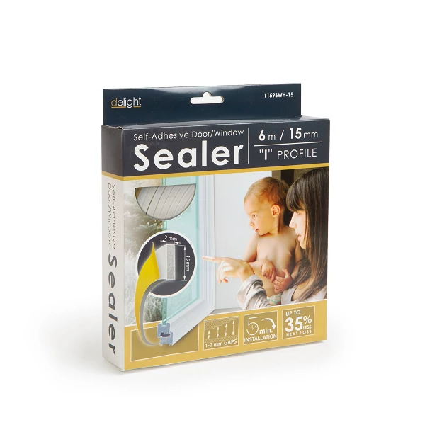 Garden of eden fehér színű öntapadós ajtó-ablakszigetelő 6mx15mm 11596WH-15