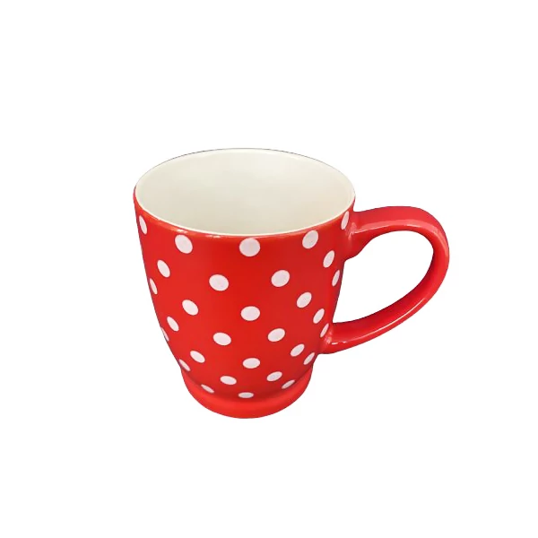 Pöttyös bögre többféle színben 277133