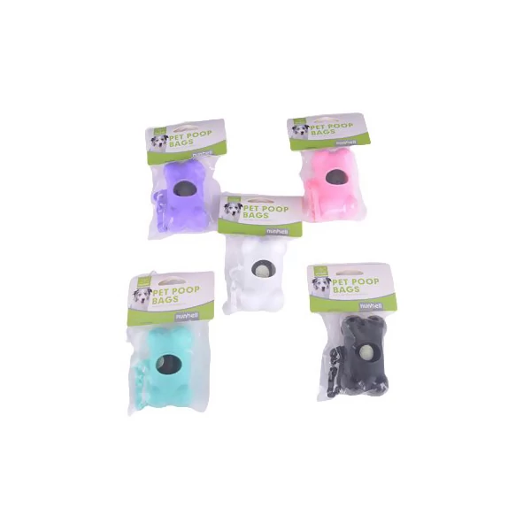 Csont alakú kutyapiszok zsák tartóval 278198